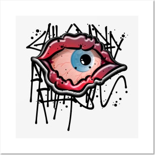 Monster Eye Halloween Posters and Art